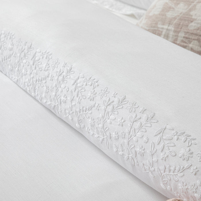 Marelle Duvet Cover Set King White