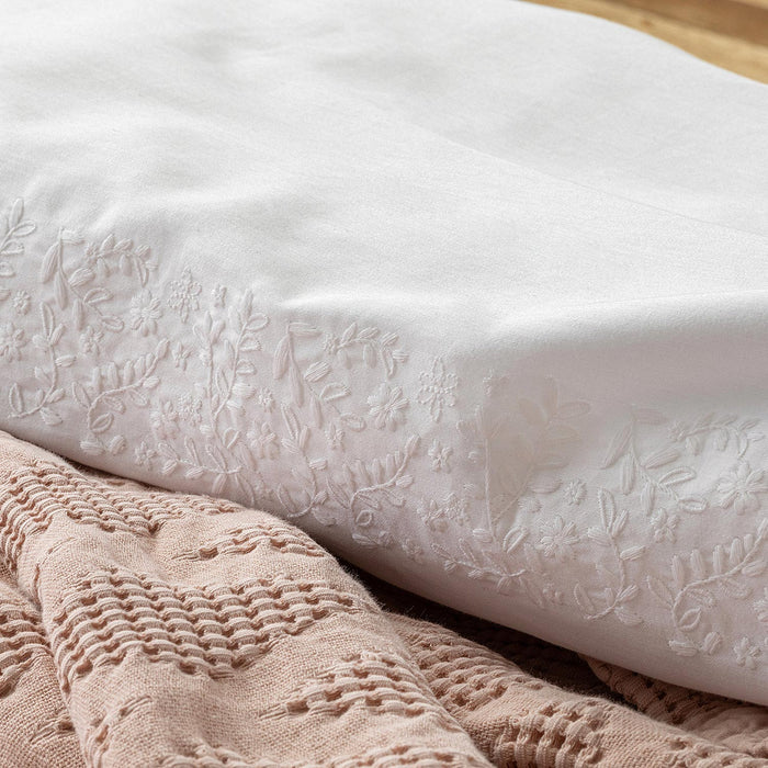 Marelle Duvet Cover Set King White