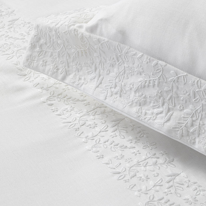 Marelle Duvet Cover Set King White