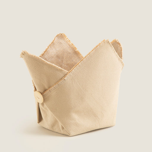 Button Pot Cover 19 Cm Natural