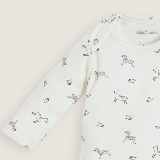 Grey Zebra N.Born Set 3 Pcs Ecru