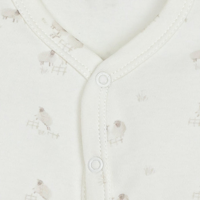 Wool Lamb N.Born Set 3 Pcs Ecru