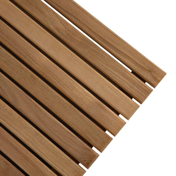 Louisiana Teak Bath Mat Natural
