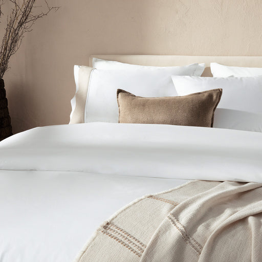 Maro Duvet Cover Set Kng White