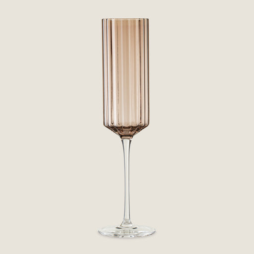 Lauro Champagne Glass 260 Ml Brown