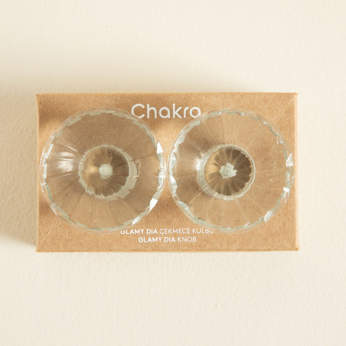 Glamy Dia  Knob Transparent