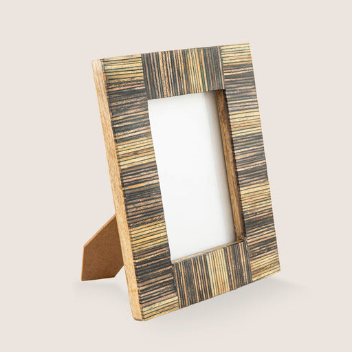 Sanian Photo Frame 15X20 Cm Natural/Navy Blue