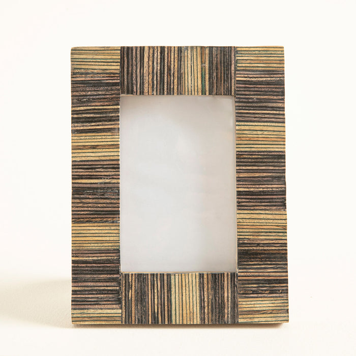 Sanian Photo Frame 15X20 Cm Natural/Navy Blue