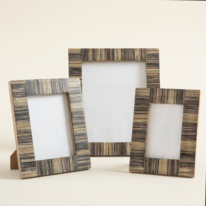 Sanian Photo Frame 15X20 Cm Natural/Navy Blue