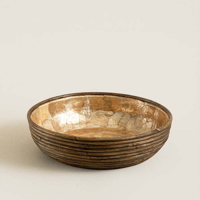 Innoq Round Decorative Bowl 35 Cm Pearl