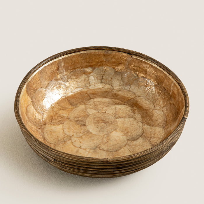 Innoq Round Decorative Bowl 35 Cm Pearl