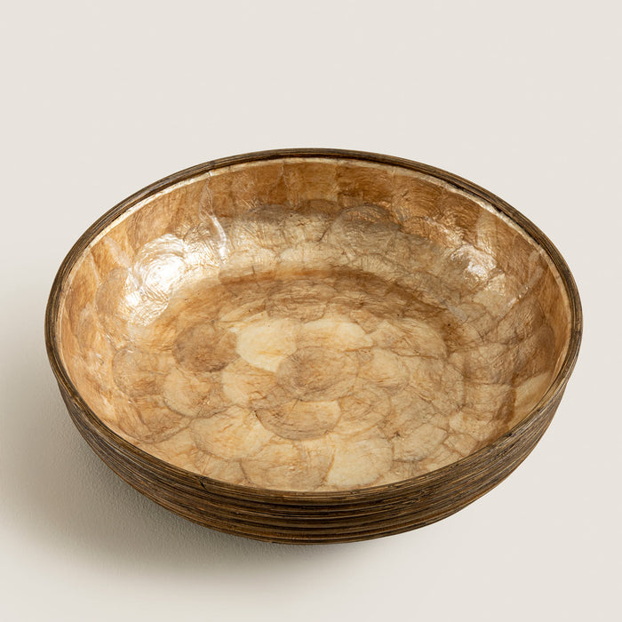 Innoq Round Decorative Bowl 41 Cm Pearl