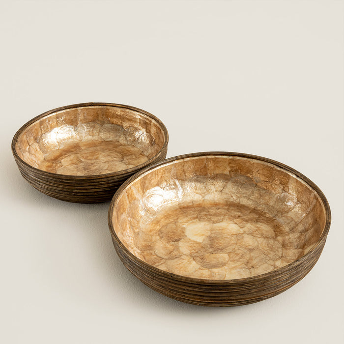 Innoq Round Decorative Bowl 41 Cm Pearl