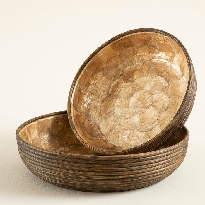 Innoq Round Decorative Bowl 41 Cm Pearl