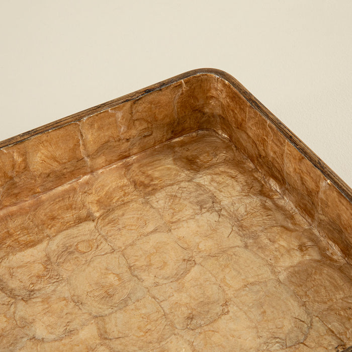 Innoq Square Decorative Tray 34 Cm Pearl