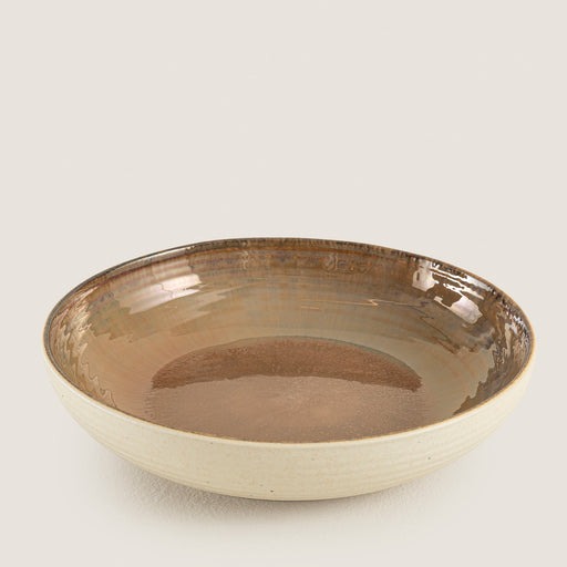 Breab Deep Plate 22 Cm Brown