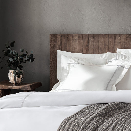 Herrıngbone Duvet Cover Set 200x220 Cm White