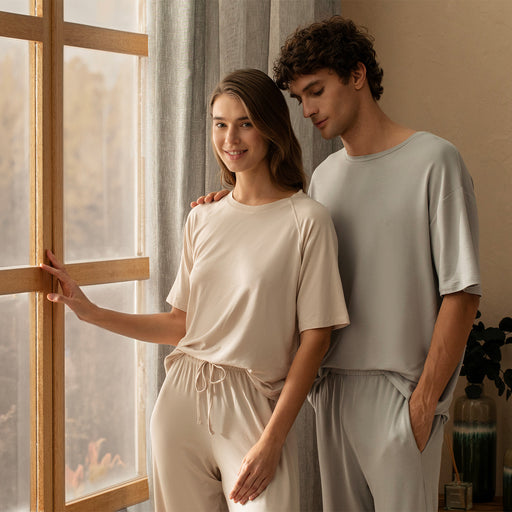 Dean Pajama Set Light Grey