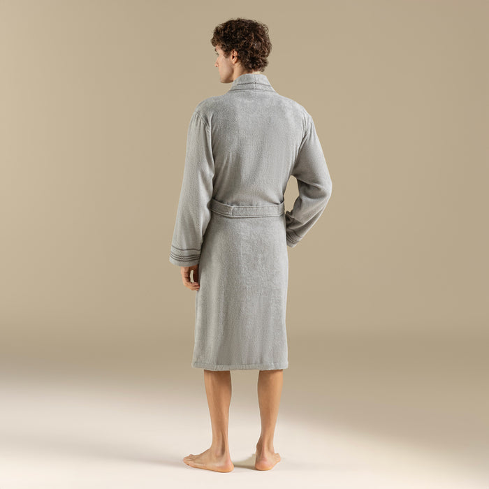 Natura Unısex Bathrobe Grey