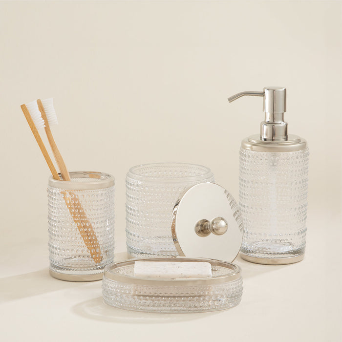 Tudes Cotton Jar Transparent