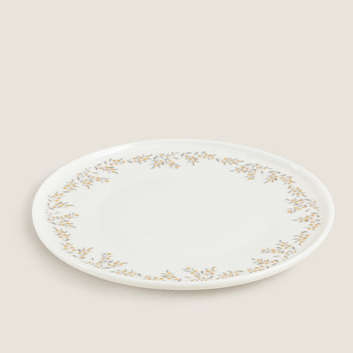 Fiona Christmas Dessert Plate White-Gold