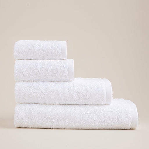 Solid Bath Towel 85x150 cm White