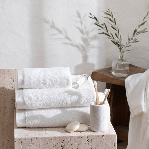 Floss Hand Towel 30x50 cm White