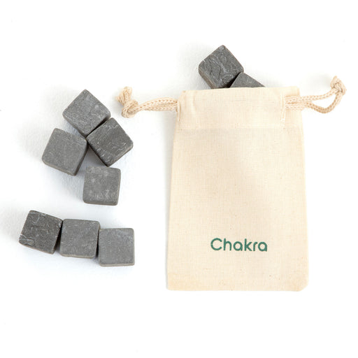 Ice Marble Stone Set for Drink 2 cm Dark Grey