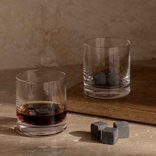 Ice Marble Stone Set for Drink 2 cm Dark Grey