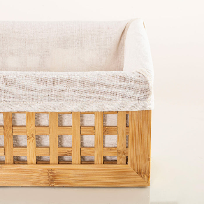 Bamboo Basket 34x23 cm Natural