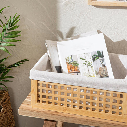 Bamboo Basket 38x27 cm Natural