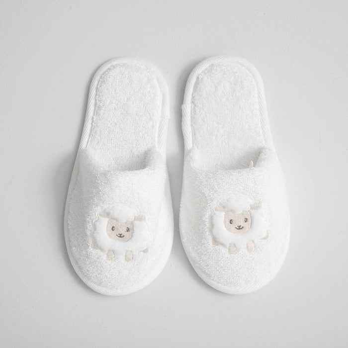 Lamb Slippers White