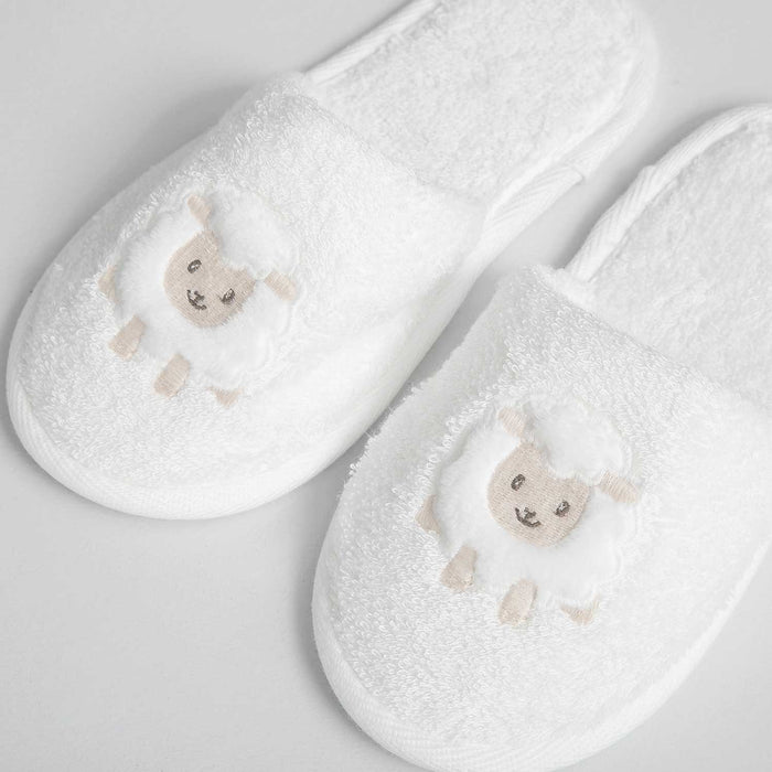 Lamb Slippers White