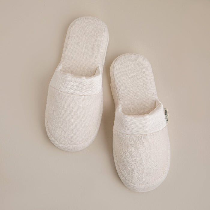 Floss Unisex Slipper Ecru