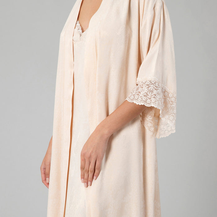 Heidi Viskose Women Robe Salmon