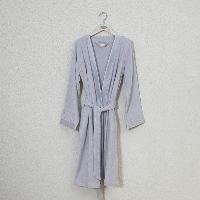 Floss Bamboo Women Bathrobe Pebble