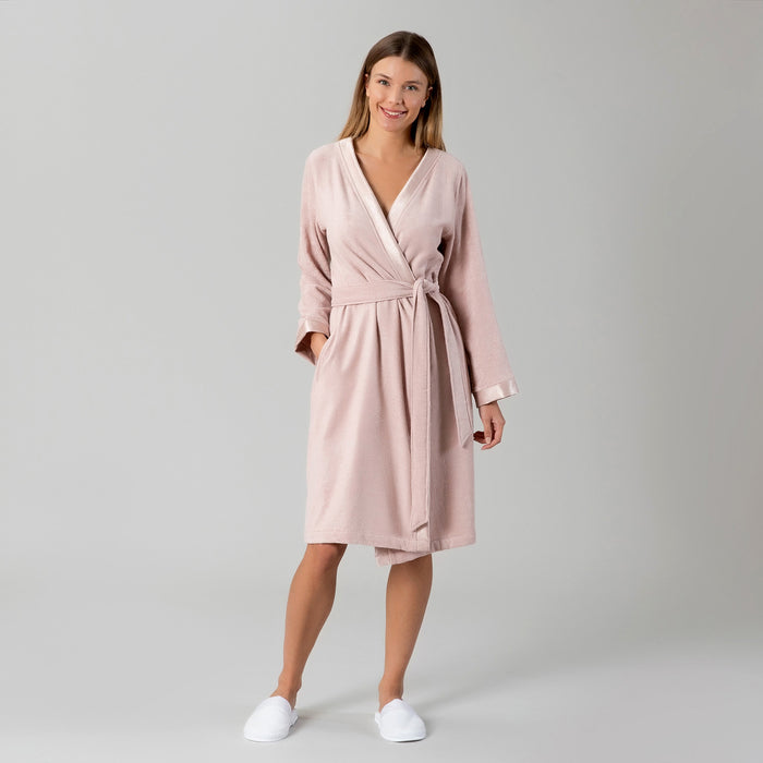 Floss Bamboo Women Bathrobe Pale Pink