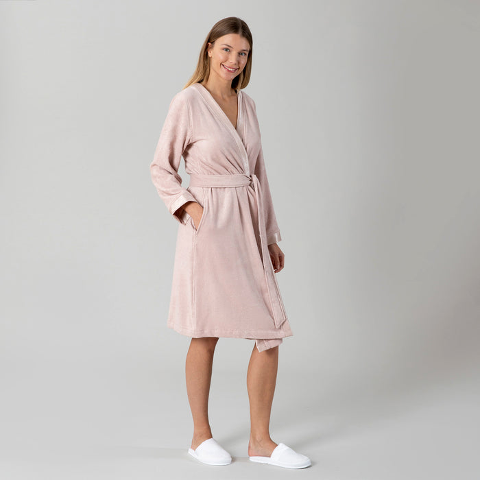 Floss Bamboo Women Bathrobe Pale Pink