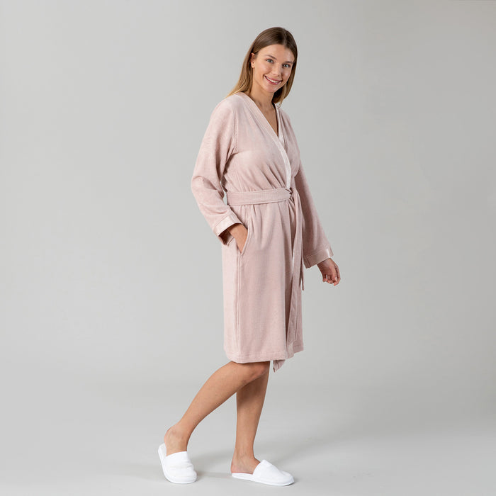 Floss Bamboo Women Bathrobe Pale Pink