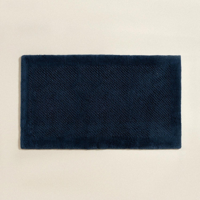 Malawi Bath Mat 60x100 cm Petrol Blue