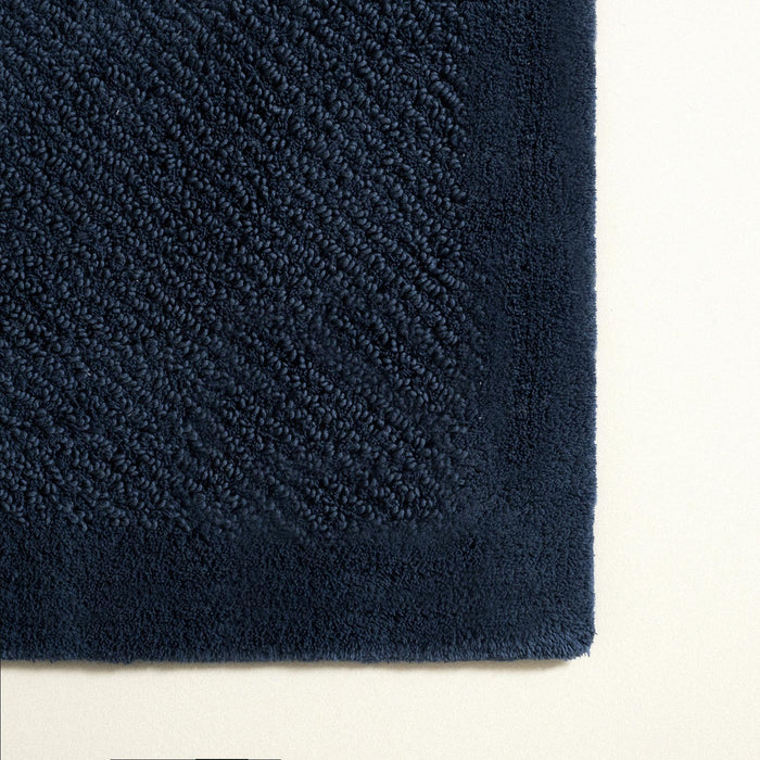 Malawi Bath Mat 70x130 cm Petrol Blue