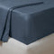 Classic Single Bed Sheet 180x260 cm Dark Blue