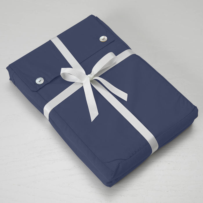 Classic Single Bed Sheet 180x260 cm Dark Blue