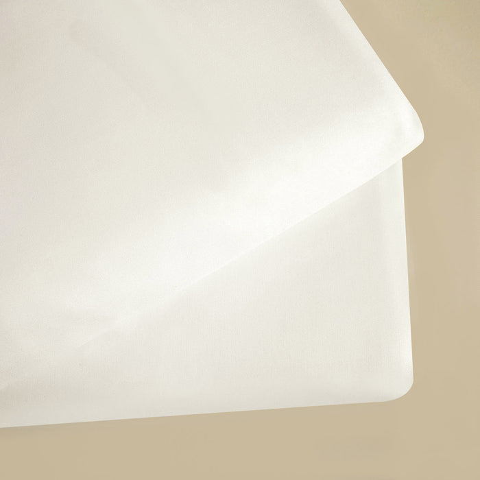 Classic Bamboo Cotton Double Fitted Bed Sheet 160x200 cm Ecru