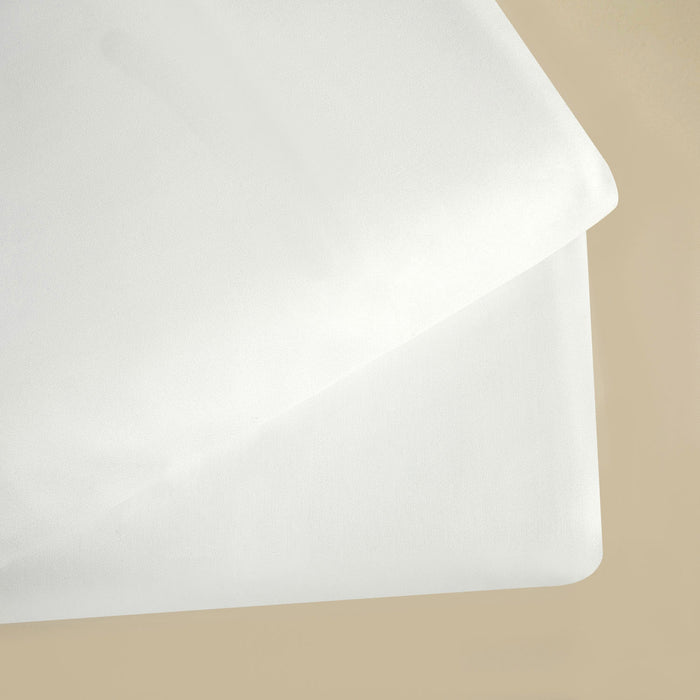 Classic Extra Double Fitted Bed Sheet 200x200 cm White