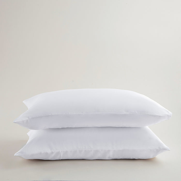 Classic Bamboo Cotton Pillowcase 50x70 cm White