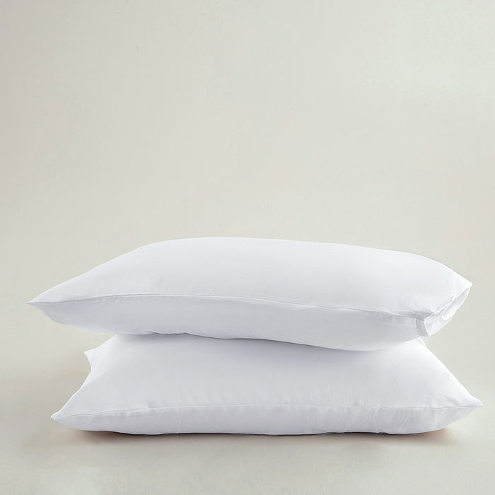 Classic Bamboo Cotton Pillowcase 50x70 cm White