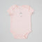 Ballerina Baby Short Sleeve Body Pink-Patterned