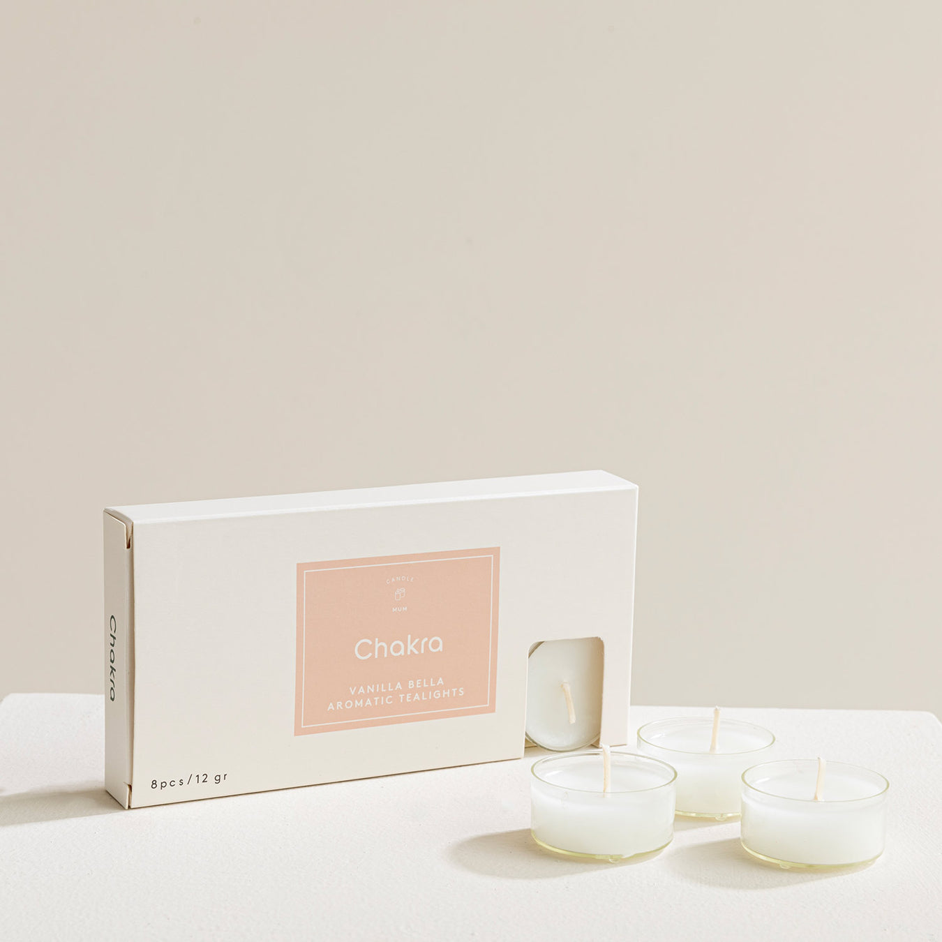 Vanilla Tea Light Candle Natural