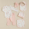 Bird Newborn Set 6Pcs White-Pink